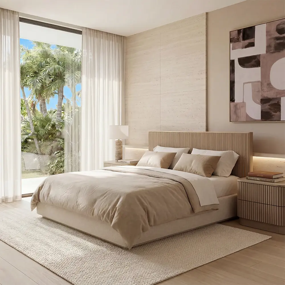 Oxford greige oak bedroom setting